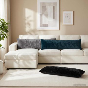 Federa 2 pz HEERLEN Nero 40 x 145 cm