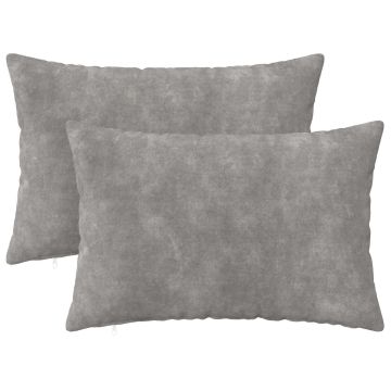 Federa 2 pcs HEERLEN Grigio Chiaro 40 x 60 cm