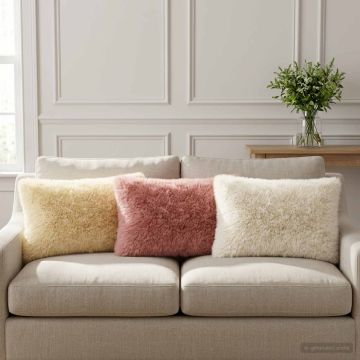 Federa 6 pcs HEERLEN Crema 40 x 60 cm Fleece PV