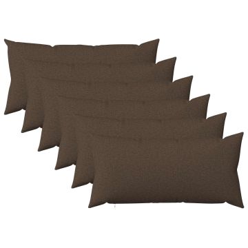 Federa 6 pz HEERLEN Tortora 40 x 70 cm Tessuto