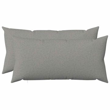 Federa 2 pz HEERLEN Grigio Nuvola 40 x 70 cm Tessuto