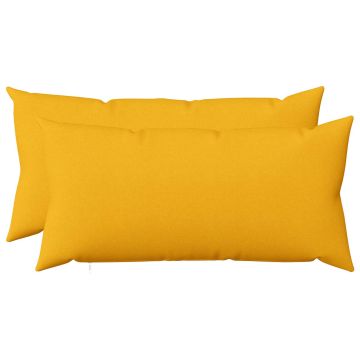 Federa 2 pz HEERLEN Giallo Chiaro 40 x 70 cm Tessuto