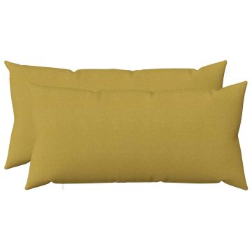 Federa 2 pz HEERLEN Verde chiaro 40 x 70 cm Tessuto
