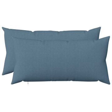 Federa 2 pz HEERLEN Blu jeans 40 x 70 cm Tessuto