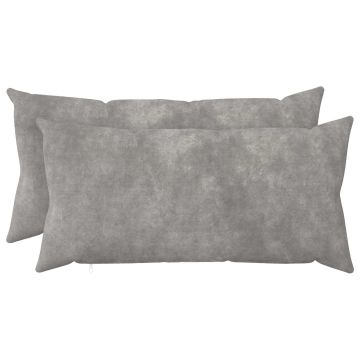 Federa 2 pcs HEERLEN Grigio Chiaro 40 x 70 cm