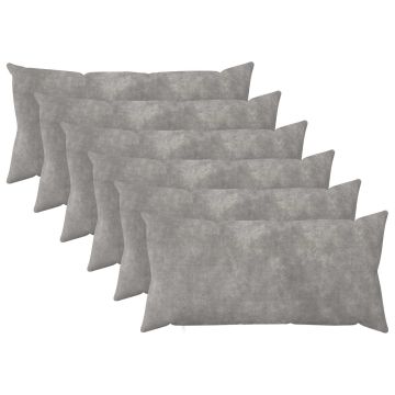 Federa 6 pcs HEERLEN Grigio Chiaro 40 x 70 cm