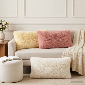 Federa 6 pcs HEERLEN Rosa 40 x 70 cm Fleece PV