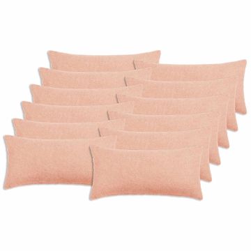 Federa 12 pcs HEERLEN Rosa 40 x 80 cm Bouclé