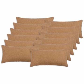 Federa 12 pcs HEERLEN Beige 40 x 80 cm Bouclé