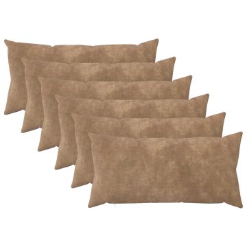 Federa 6 pcs HEERLEN Tortora 40 x 80 cm Fleece in microfibra