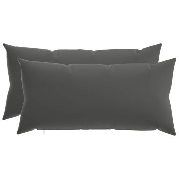 Federa 2 pcs HEERLEN Antracite 40 x 80 cm Poliestere