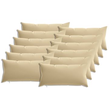 Federa 12 pcs HEERLEN Beige 40 x 80 cm Poliestere