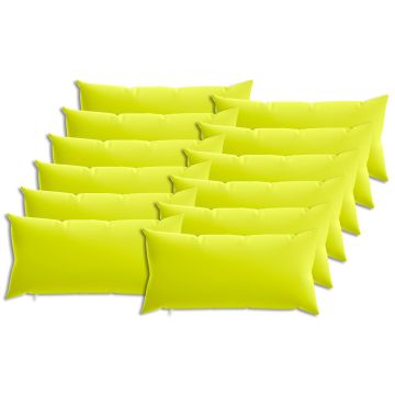 Federa 12 pcs HEERLEN Verde brillante. 40 x 80 cm Poliestere