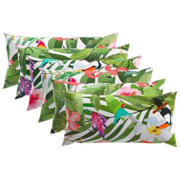 Federa 6 pcs HEERLEN Multicolore 40 x 80 cm Poliestere