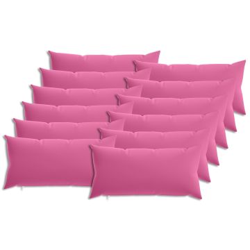 Federa 12 pcs HEERLEN Rosa 40 x 80 cm Poliestere