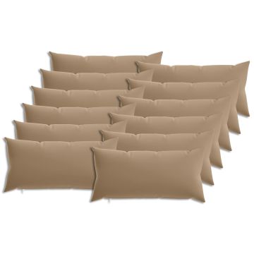 Federa 12 pz HEERLEN Tortora 40 x 80 cm Poliestere