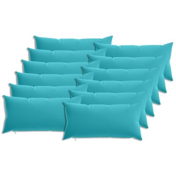 Federa 12 pcs HEERLEN Turchese 40 x 80 cm Poliestere