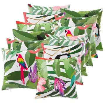 Federa 12 pcs HEERLEN Multicolore 45 x 45 cm Poliestere