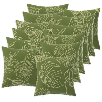 Federa 12 pcs HEERLEN Design a foglia 50 x 50 cm Poliestere
