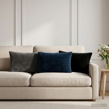 Federa 2 pz HEERLEN Grigio Scuro 50 x 70 cm