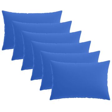 Federa 6 pcs HEERLEN Blu Reale 50 x 75 cm Poliestere
