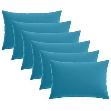 Federa 6 pcs HEERLEN Azzurro 50 x 75 cm Poliestere