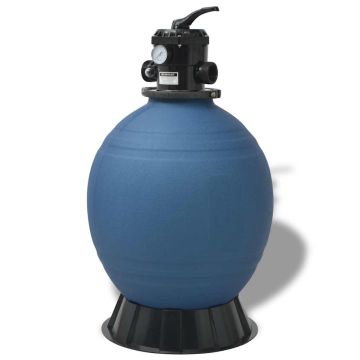Filtro a sabbia per piscina Blu Ø 55.9 x 96.5 cm PE