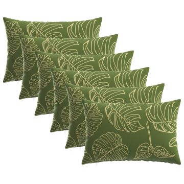 Federa 6 pcs HEERLEN Design a foglia 50 x 80 cm Poliestere