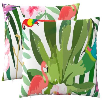 Federa 2 pcs HEERLEN Multicolore 60 x 60 cm Poliestere