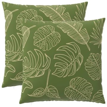 Federa 2 pcs HEERLEN Design a foglia 60 x 60 cm Poliestere