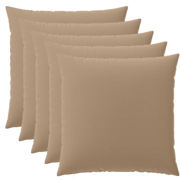 Federa 6 pz HEERLEN Tortora 60 x 60 cm Poliestere