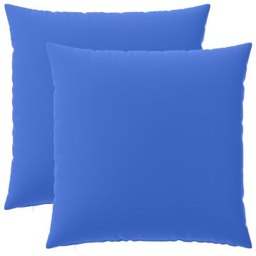 Federa 2 pcs HEERLEN Blu Reale 65 x 65 cm Poliestere