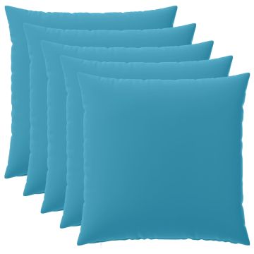 Federa 6 pcs HEERLEN Azzurro 65 x 65 cm Poliestere