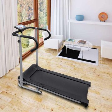 Tapis Roulant Elettrico 100x34 cm con Display LCD da 3" 500 W