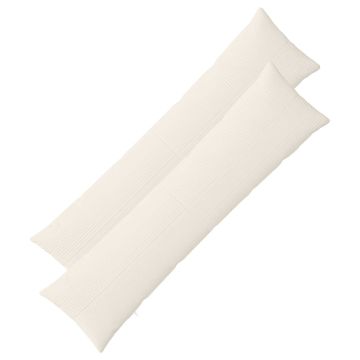Federa 2 pcs ALMELO Crema 40 x 145 cm corduroy