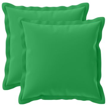 Federa 2 pz HOUTEN Verde 30 x 30 cm Poliestere