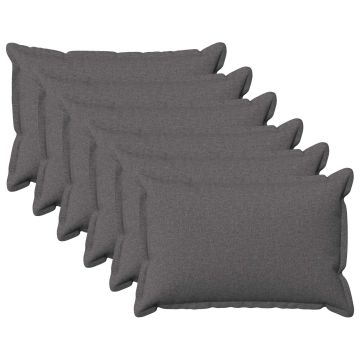 Federa 6 pcs HOUTEN Grigio Chiaro 30 x 50 cm Lino