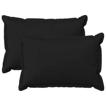 Federa 2 pcs HOUTEN Nero 30 x 50 cm Lino