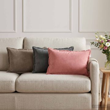 Federa 2 pcs HOUTEN Rosa 30 x 50 cm Velluto
