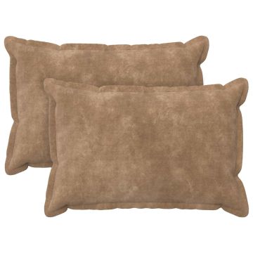 Federa 2 pcs HOUTEN Tortora 30 x 50 cm Fleece in microfibra
