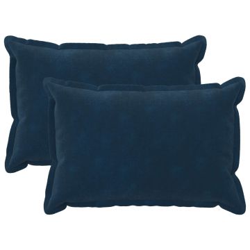 Federa 2 pcs HOUTEN Blu 30 x 50 cm Fleece in microfibra