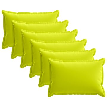 Federa 6 pz HOUTEN Verde brillante. 30 x 50 cm Poliestere