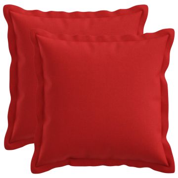 Federa 2 pcs HOUTEN Rosso 35 x 35 cm Lino