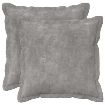 Federa 2 pcs HOUTEN Grigio Chiaro 35 x 35 cm