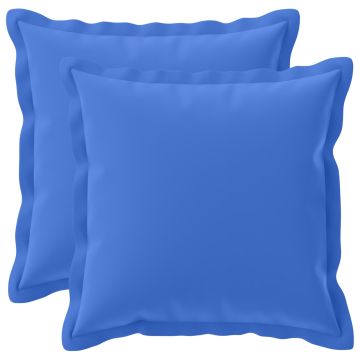 Federa 2 pz HOUTEN Blu Reale 35 x 35 cm Poliestere