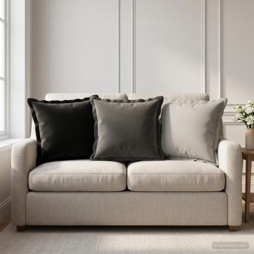 Federa 2 pz HOUTEN Grigio 35 x 35 cm Poliestere