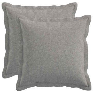 Federa 2 pcs HOUTEN Grigio Nuvola 40 x 40 cm Lino