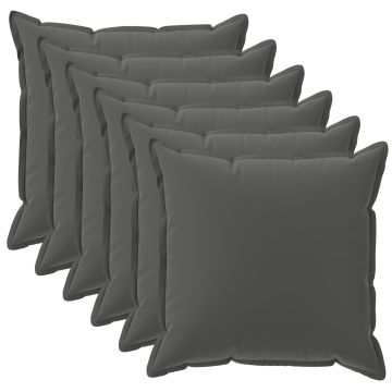 Federa 6 pz HOUTEN Antracite 40 x 40 cm Poliestere