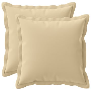 Federa 2 pz HOUTEN Beige 40 x 40 cm Poliestere