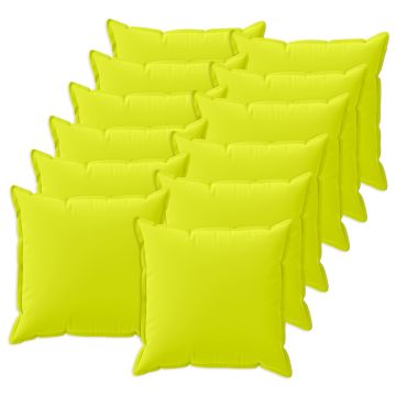 Federa 12 pz HOUTEN Verde brillante. 40 x 40 cm Poliestere